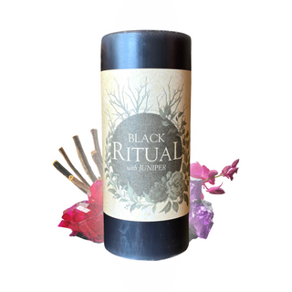 Black Ritual Candle