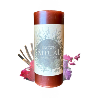 Brown Ritual Candle