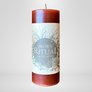 Brown Ritual Candle