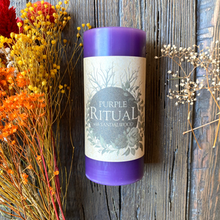 Purple Ritual Candle