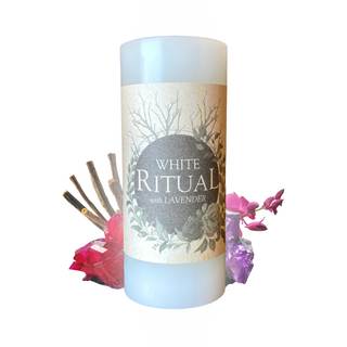 White Ritual Candle