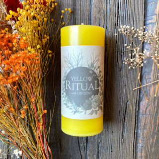 Yellow Ritual Candle